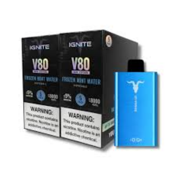 Pod Descart�vel Ignite V80 Frozen Edition Sky Blue 8000 puffs
