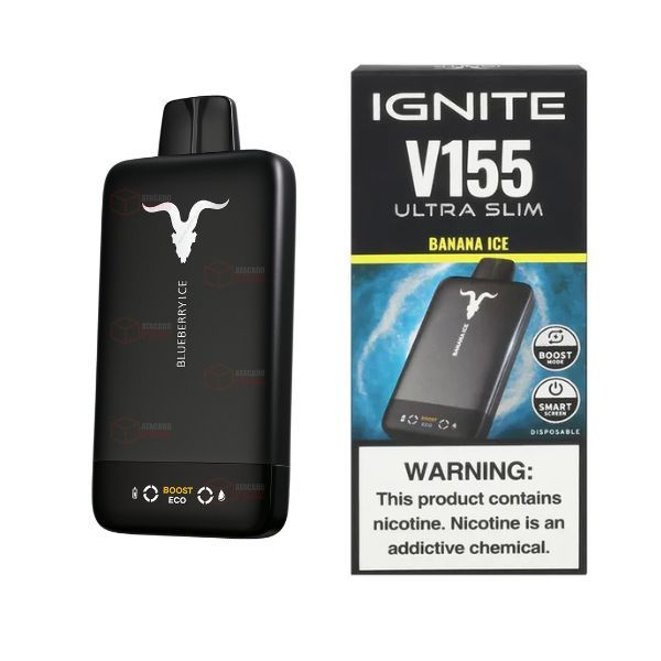 Dercart�vel Ignite V155 Matte Black 15.500 puffs