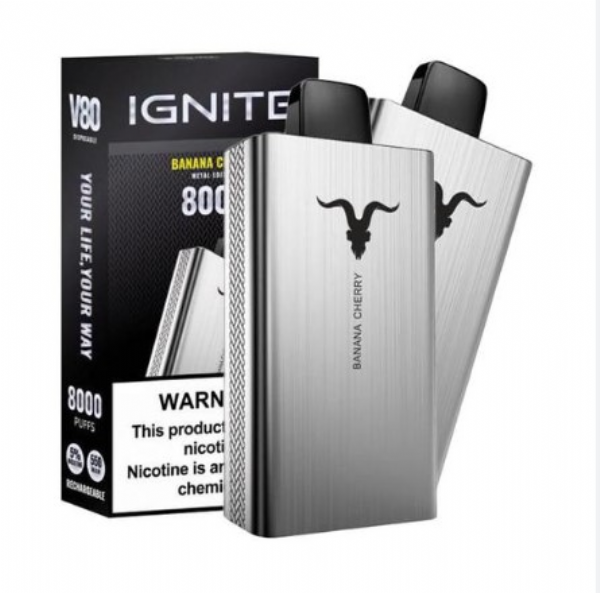 Pod Descart�vel Ignite V80 METAL Edition 8000 puffs