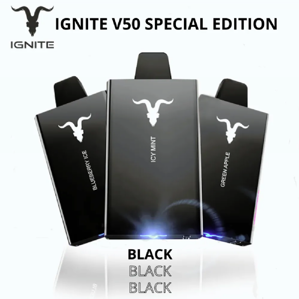 Pod Descart�vel Ignite V50 5000 Puffs - VERS�O BLACK NE