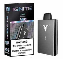 Pod Descart�vel Ignite V50 5000 Puffs - VERS�O BLACK NE