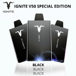 Pod Descart�vel Ignite V50 5000 Puffs - VERS�O BLACK NE